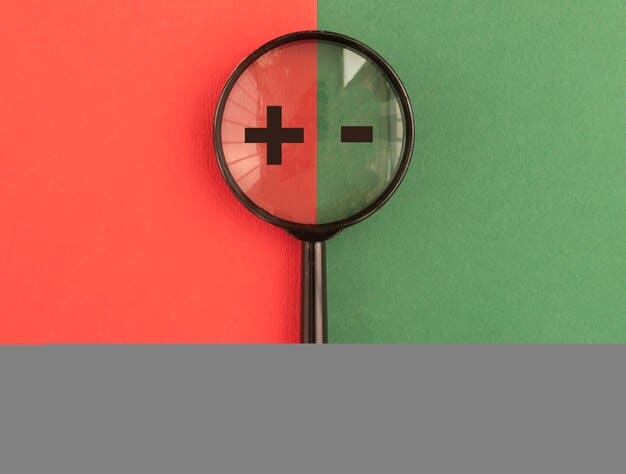 A graphic illustrating a magnifying glass over a series of customer reviews, with red flags highlighting inconsistencies, generic wording, and an unusually high number of positive ratings.