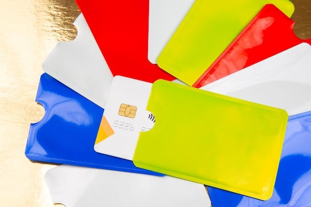 A close-up shot of various credit cards displaying different reward logos (cash back, points, miles), highlighting the diversity of options available to consumers.