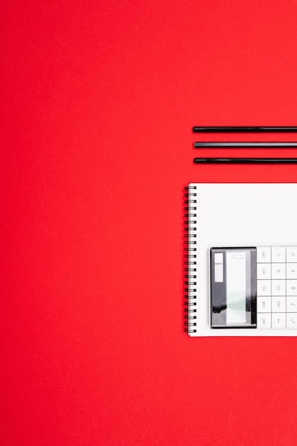 A detailed shot of a calendar with a red circle on an approaching date, symbolizing a deadline, surrounded by credit cards and a small calculator.