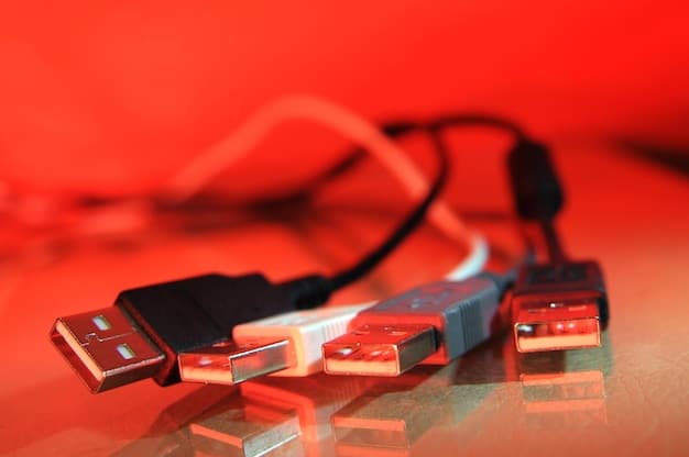 A close-up shot of various laptop ports, including USB-C, HDMI, and USB-A, with annotations highlighting their functions.