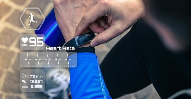 A close-up of a smartwatch display showing detailed heart rate data during a workout, with graphs and metrics clearly visible.