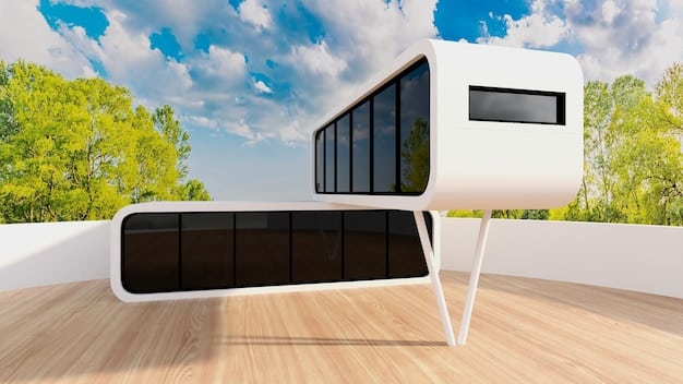 An artistic rendering of a future smart home showcasing seamless integration of solar panels into the roof design, emphasizing aesthetics and advanced technology.