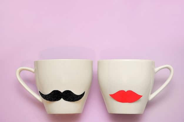 A split image showing customized mugs with different names and funny quotes printed on them on one side and a family portrait printed on a canvas on the other, highlighting different forms of personalized gifts.